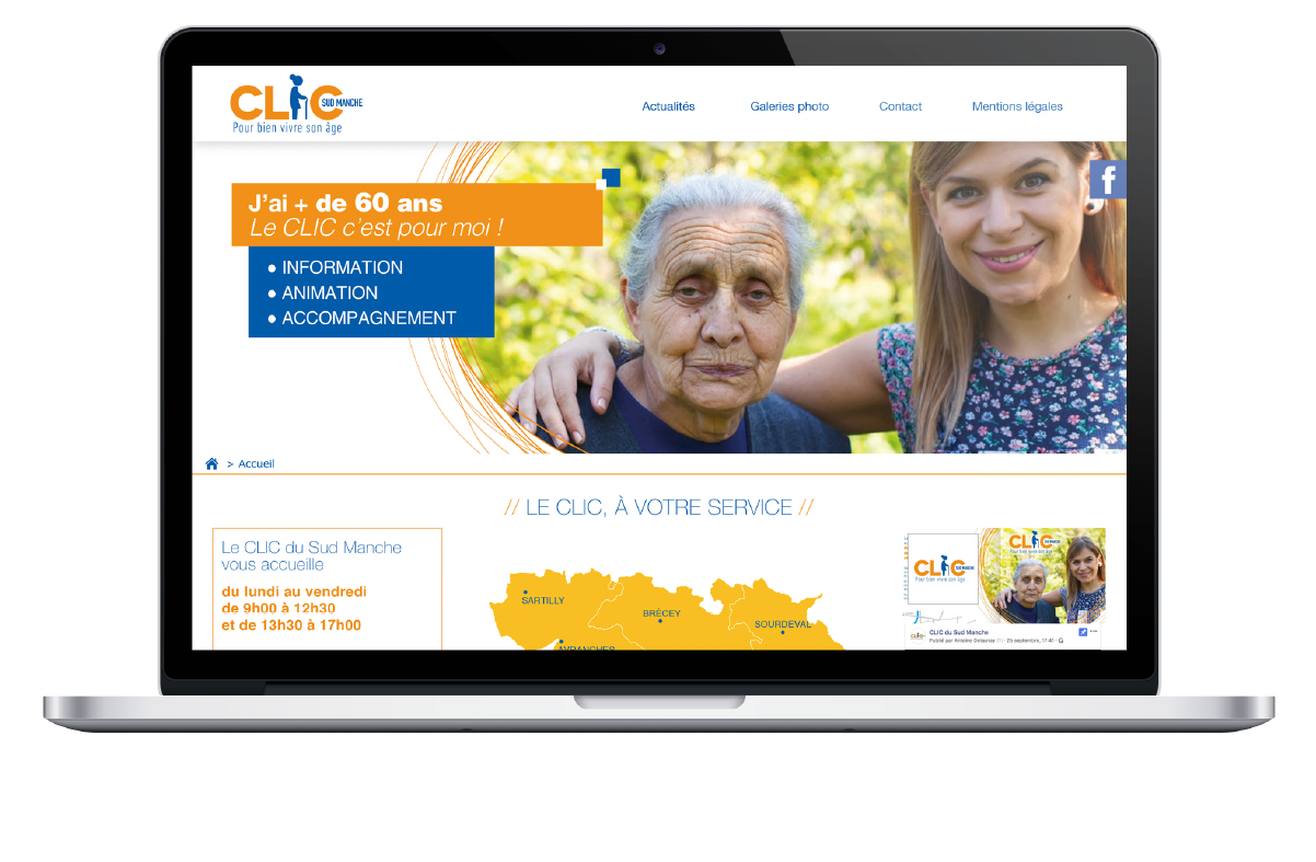 clic sud manche site internet